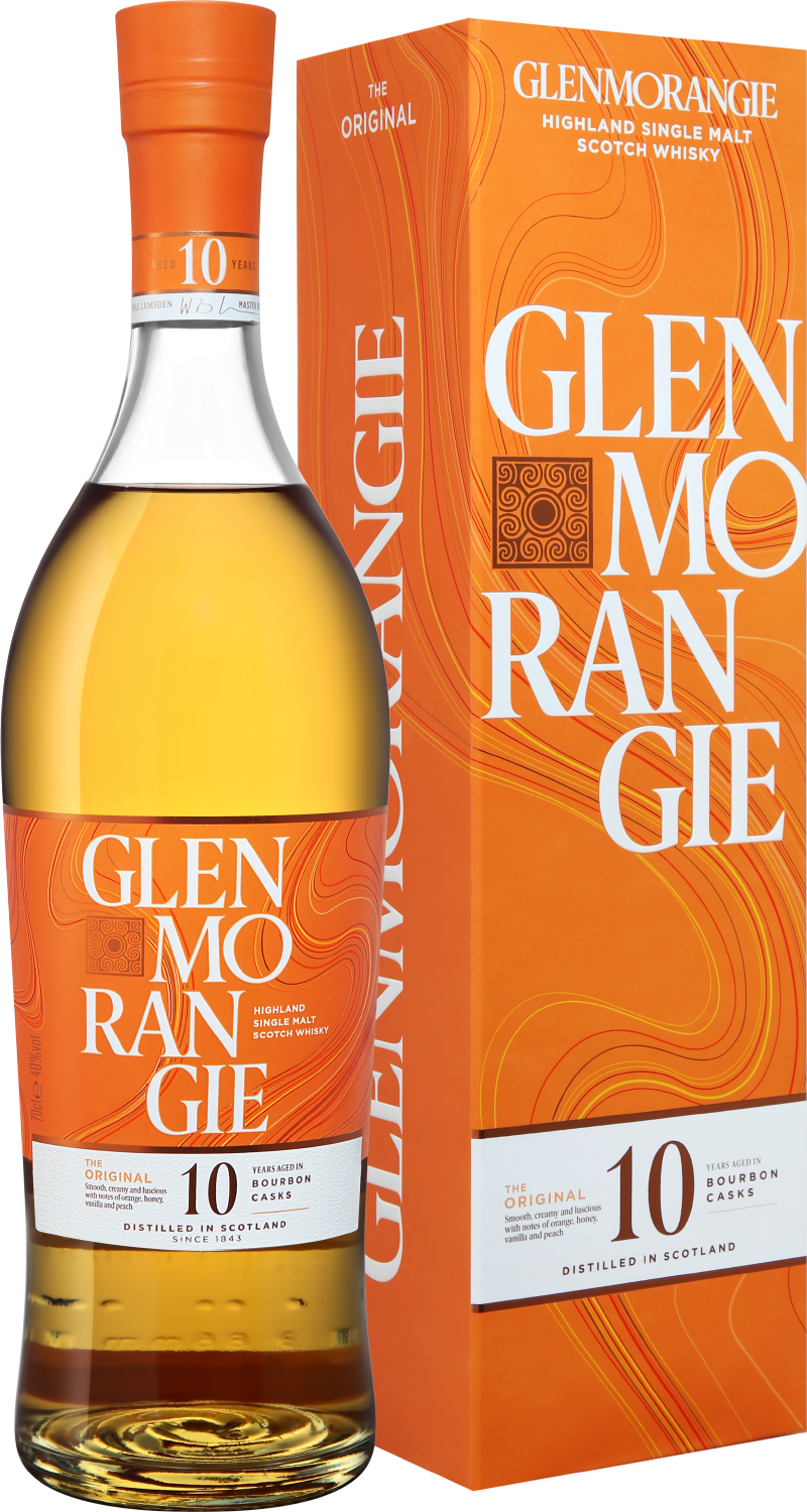 Виски Glenmorangie Original Highland Single Malt Scotch Whisky 10 y.o. (gift box) Glenmorangie Original Highland Single Malt Scotch Whisky 10 y.o. (gift box)