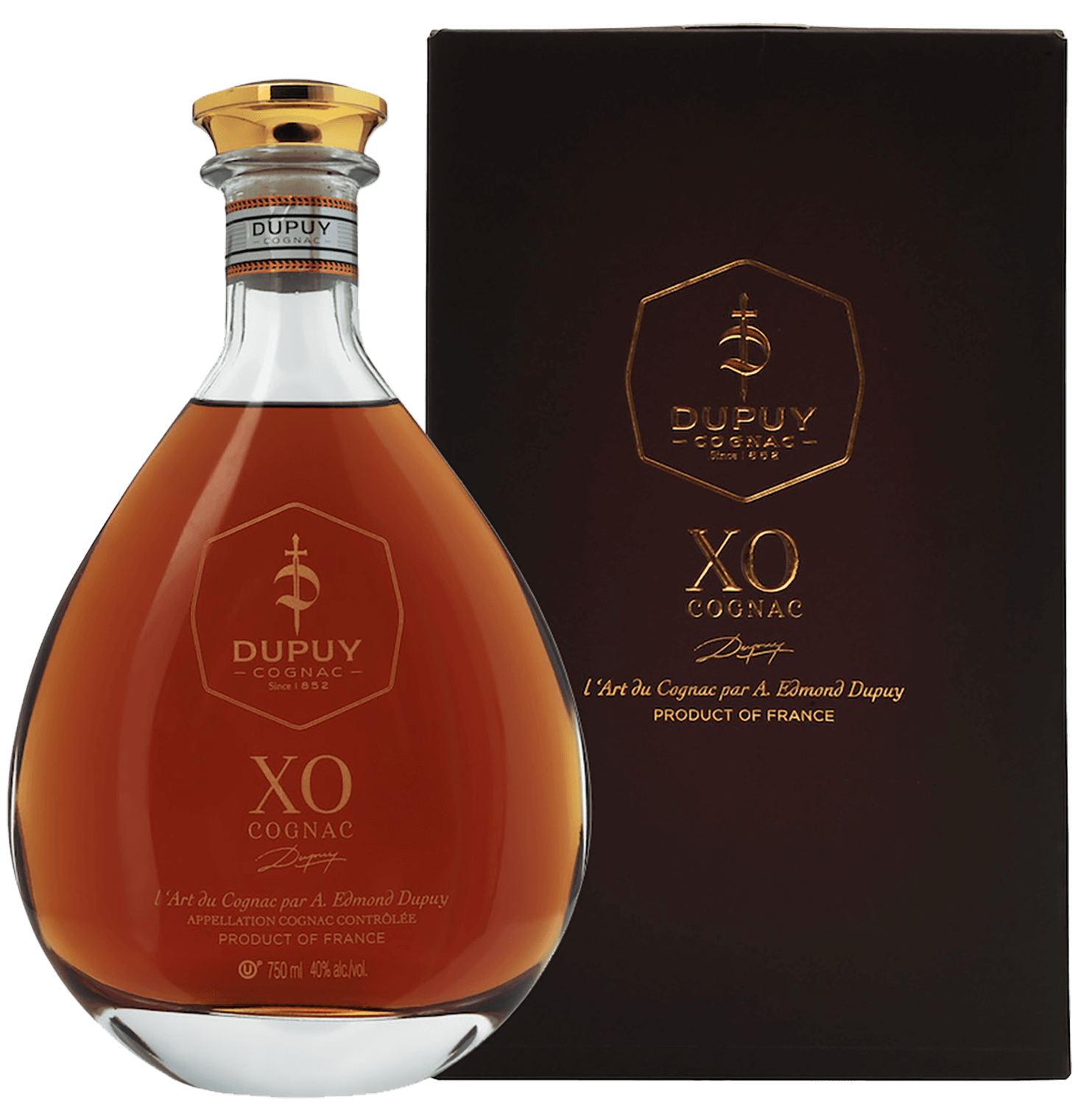 Дюпюи Коньяк XO в подарочной упаковке 0.7 л