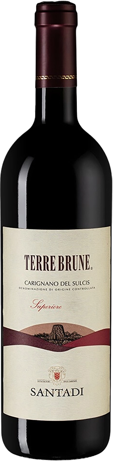 Терре Бруне Кариньяно дель Сульчис DOC Супериоре Сантади 0.75 л