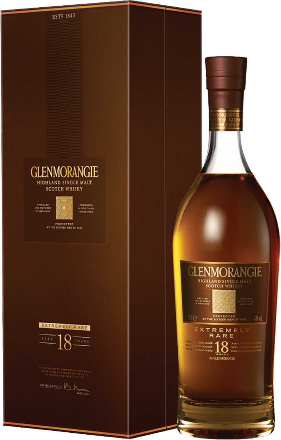Виски Glenmorangie Extremely Rare Highland Single Malt Scotch Whisky 18 y.o. (gift box) Glenmorangie Extremely Rare Highland Single Malt Scotch Whisky 18 y.o. (gift box)