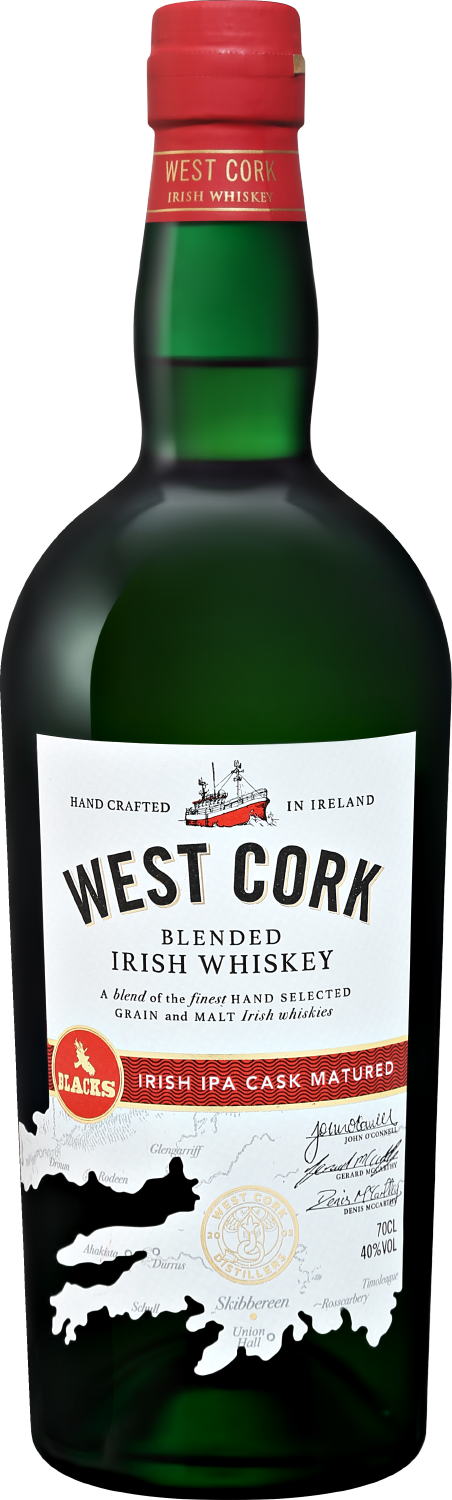 Виски West Cork Irish IPA Cask Matured Blended Irish Whiskey West Cork Irish IPA Cask Matured Blended Irish Whiskey
