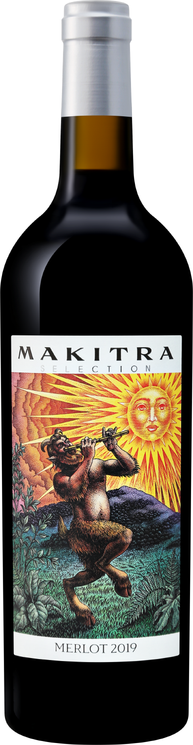 Макитра Селекшн Мерло Южный Берег Тамани ЗНМП Кубань-Вино 2019 0.75 л