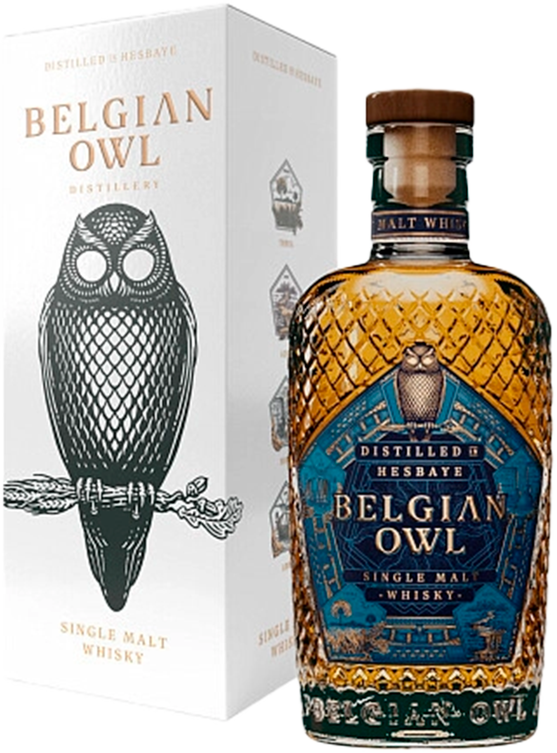 Бельджиан Оул Эволюшн Сингл Молт солодовый виски в подарочной упаковке 0.5 л