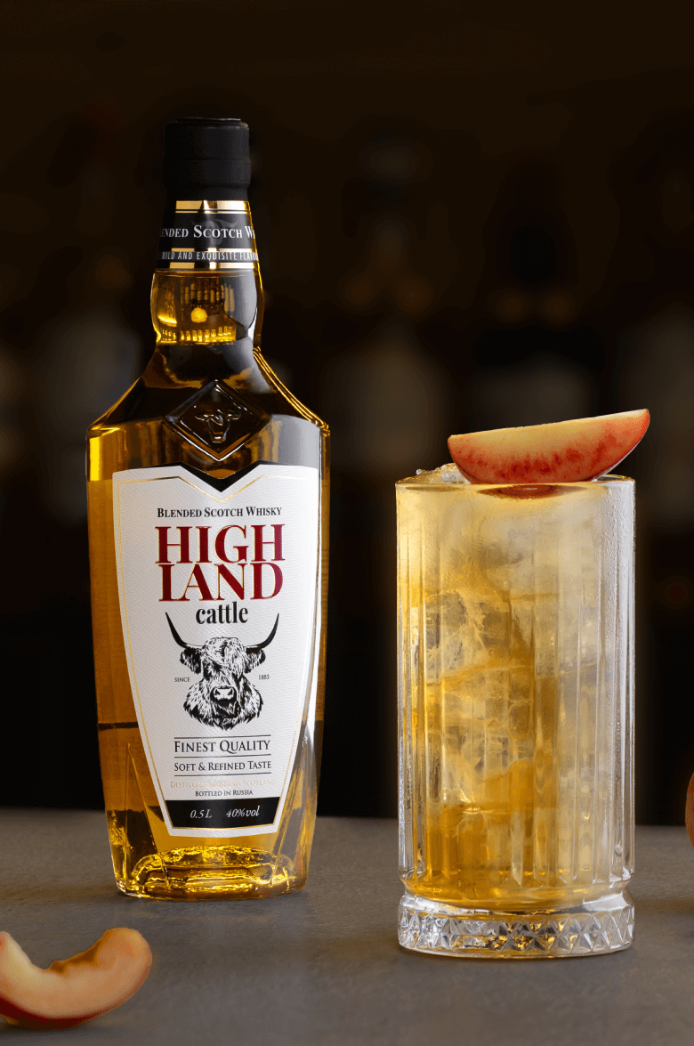 Хайлэнд Кэттл Блендед купажированный виски в подарочной упаковке 0.7 л