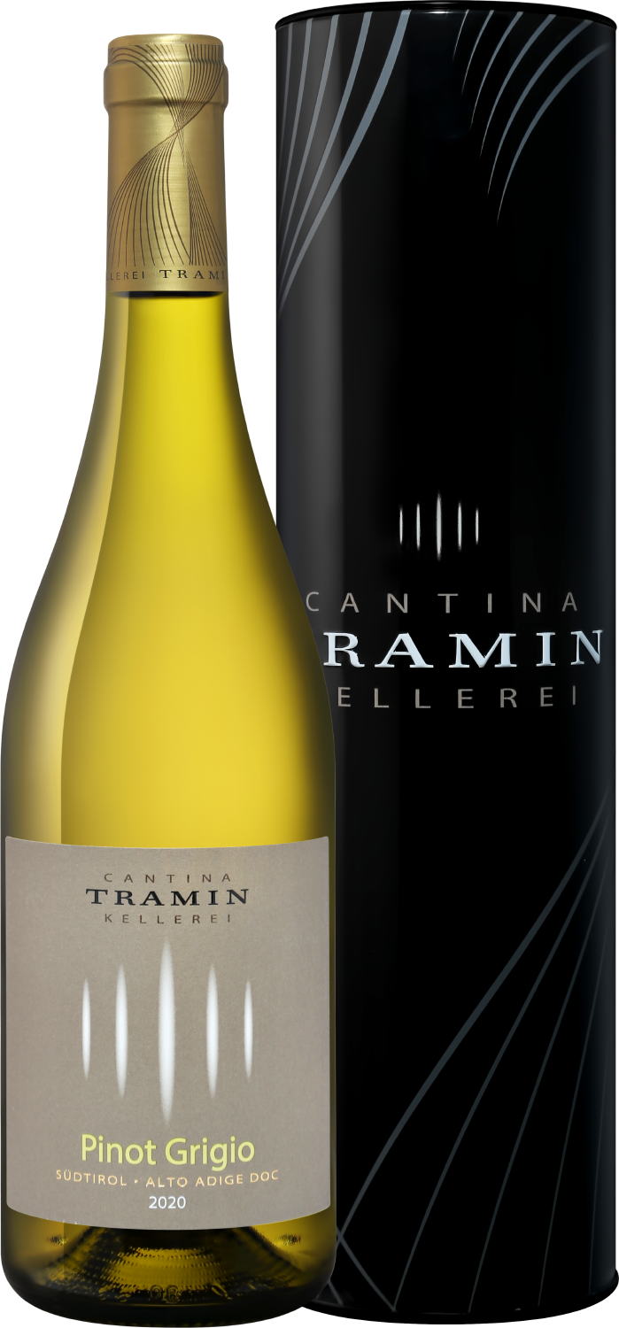 Пино Гриджо Альто-Адидже DOC Трамин в подарочной упаковке 2020 0.75 л