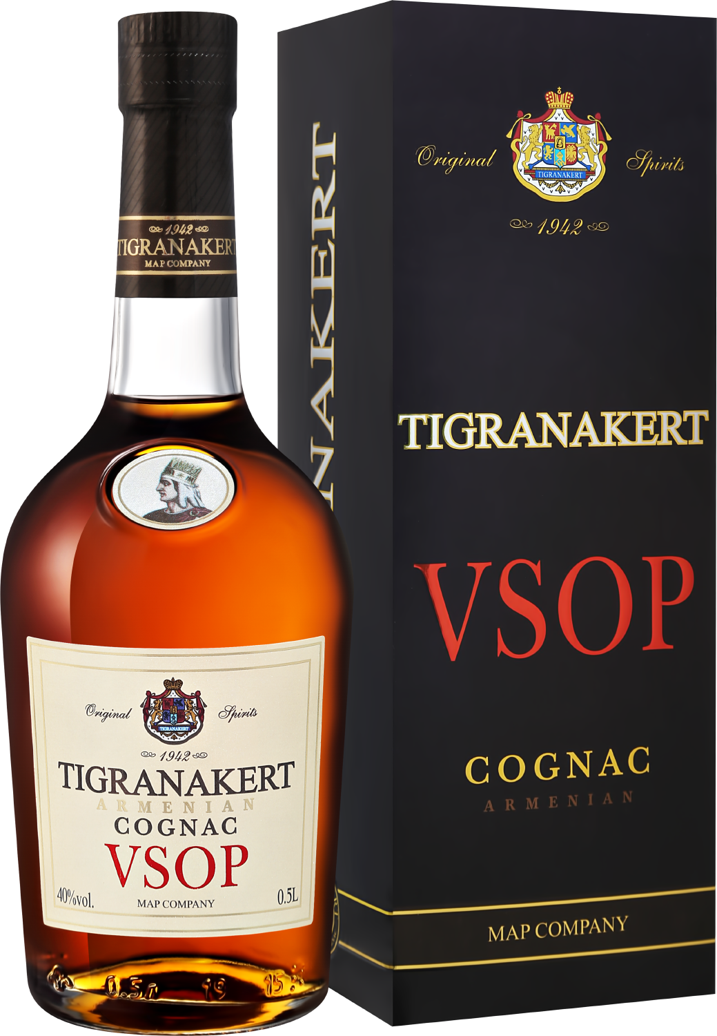 Тигранакерт VSOP в подарочной упаковке - 0.5&nbsp;л
