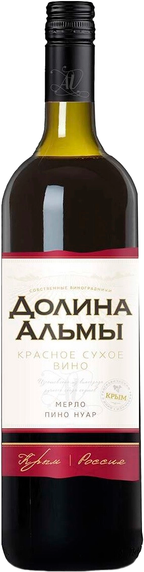 Долина Альмы Мерло-Пино Нуар Крым ЗГУ Альма Валлей 0.75&nbsp;л