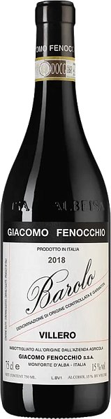Barolo DOCG Villero Giacomo Fenocchio, 0.75 л в Самаре