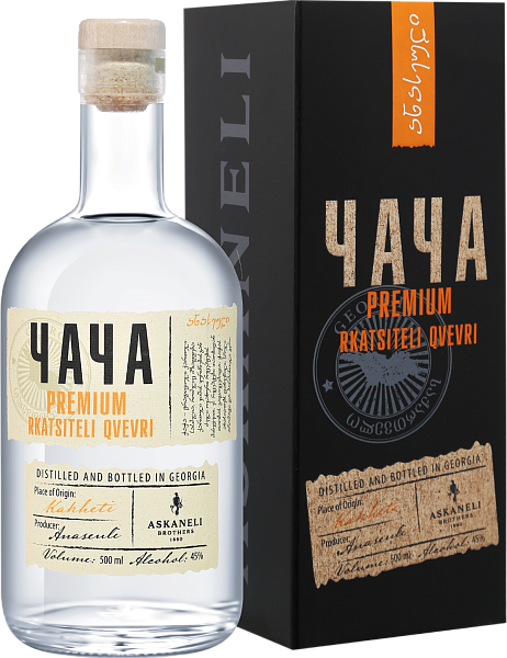 Chacha Askaneli Premium Rkatsiteli Qvevri (gift box), 0.5 л в Самаре