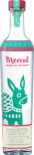 Burrito Fiestero Mezcal Joven Cenizo, 0.75 л в Самаре
