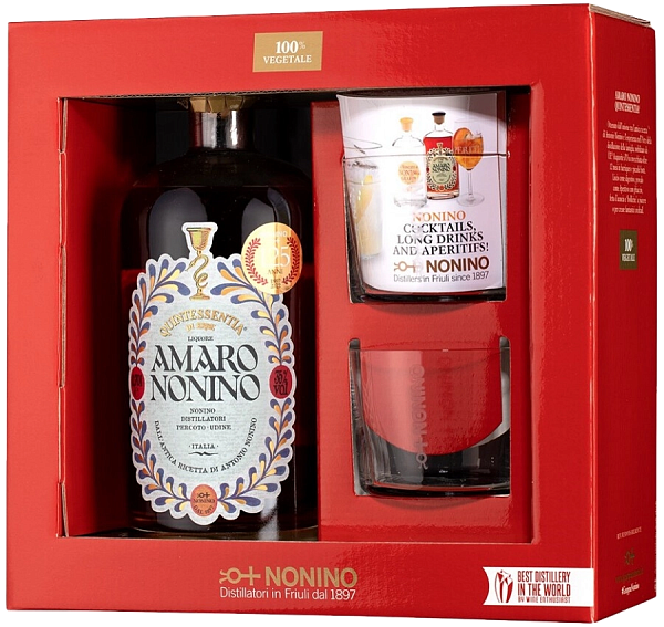 Quintessentia Amaro Nonino (gift box with 2 glasses), 0.7 л в Самаре