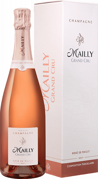 Mailly Grand Cru Rose de Mailly Brut Champagne AOC (gift box), 0.75л