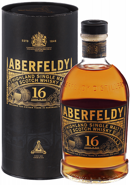 Aberfeldy 16 Years Old Highland Single Malt Scotch Whisky (gift box), 0.7 л