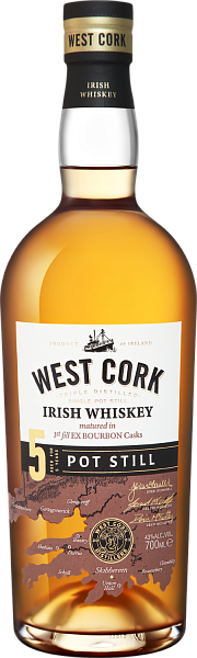 West Cork Single Pot Still Irish Whiskey 5 y.o., 0.7 л в Самаре