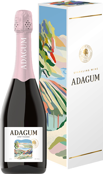 Игристое вино Adagum Brut Rose (gift box), 0.75 л в Самаре