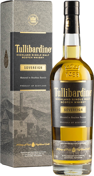 Tullibardine Sovereign Highland Single Malt Scotch Whisky (gift box), 0.7 л в Самаре