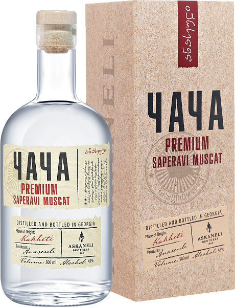 Chacha Askaneli Premium Saperavi Muscat (gift box), 0.5 л в Самаре