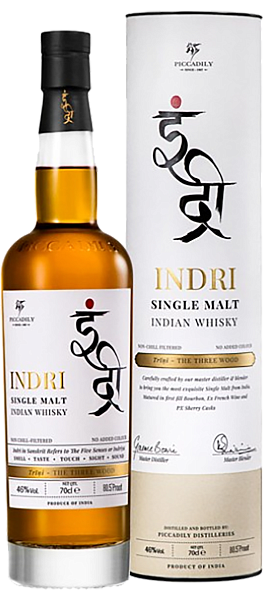 Trini Three Wood Indri Single Malt Whisky (gift box), 0.7 л в Самаре