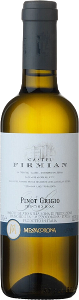 Castel Firmian Pinot Grigio Trentino DOC Mezzacorona, 0.375 л в Самаре