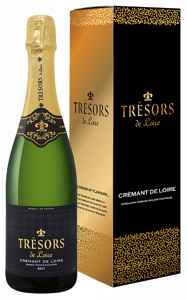 Tresors de Loire Cremant de Loire AOC Brut Joseph Verdier (Подарочная упаковка), 0.75 л в Самаре