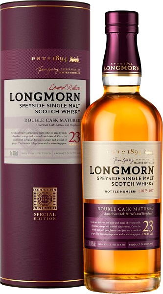 Longmorn Single Malt Scotch Whisky 23 Y.O. (gift box), 0.7 л в Самаре