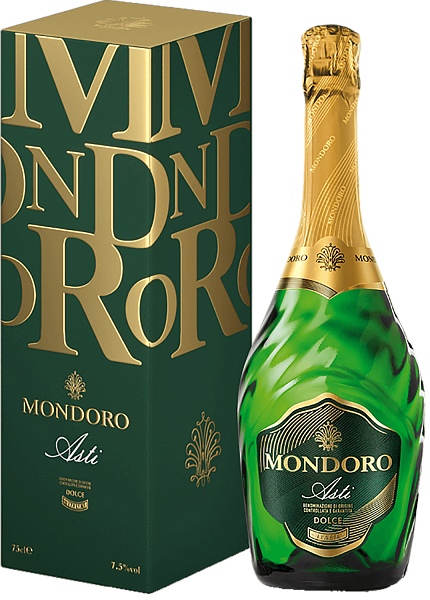 Игристое вино Mondoro Asti DOCG Campari (gift box), 0.75 л
