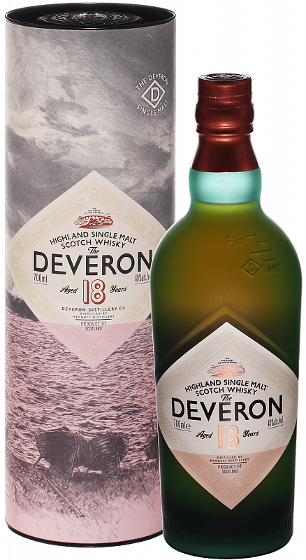 Дэверон 18 лет Хайлэнд односолодовый шотландский виски в подарочной упаковке 0.7 л