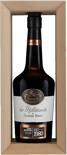 Christian Drouin 1980 Calvados Pays d'Auge AOC (gift box), 0.7 л в Самаре