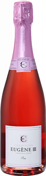 Eugene III Rosé Brut Champagne АOC Coopérative Vinicole de la Région de Baroville, 0.75 л в Самаре