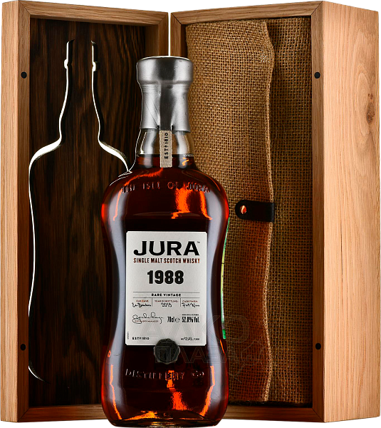 Jura Rare Vintage 1988 Single Malt Scotch Whisky (wooden box), 0.7 л в Самаре