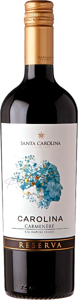 Carolina Reserva Carmenere Valle de Cachapoal DO Santa Carolina, 0.75 л в Самаре