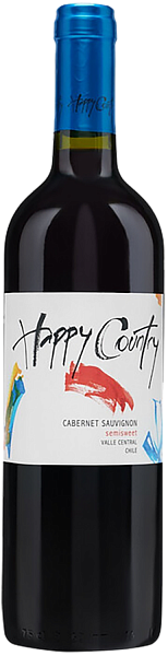 Happy Country Cabernet Sauvignon Central Valley DO Bodegas y Vinedos de Aguirre, 0.75 л в Самаре